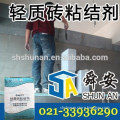 Lightweight brick adhesive